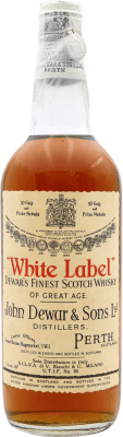 Blended Whisky Dewar's White Label Schottland Vintage 70 cl Sammlerstück Nicht zum Verzehr Geeignet