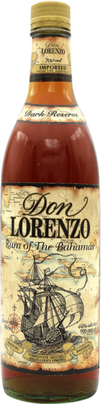 Free Shipping | Rum Don Lorenzo. Dark Collector's Specimen Reserve Bahamas 70 cl