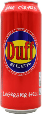 ビール Duff Lager, Hell — ブロンド ミディアム缶 50 cl