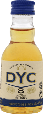 Blended Whisky DYC 8 Ans Bouteille Miniature 5 cl