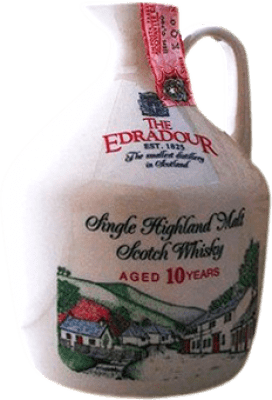 威士忌单一麦芽威士忌 Edradour Ceramic Decanter 10 岁