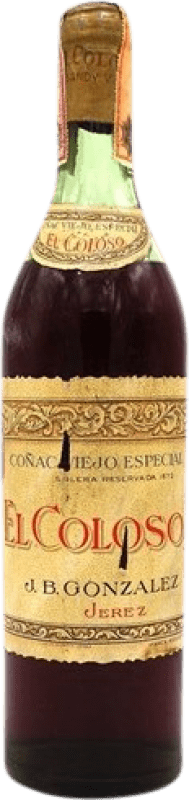 Envio grátis | Cognac Conhaque El Coloso Viejo Especial Espécime de Colecionador Espanha 70 cl