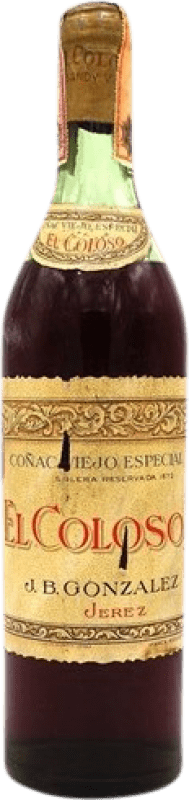 303,95 € Envío gratis | Coñac El Coloso Especial Viejo Ejemplar Coleccionista No Apto para Consumo
