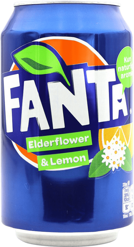 Free Shipping | Soft Drinks & Mixers Fanta Elderflower & Lemon Germany Can 33 cl