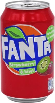 Boissons et Mixers Fanta Strawberry & Kiwi Boîte 33 cl