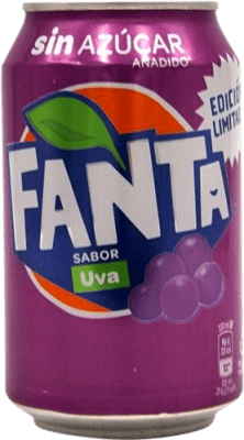 Soft Drinks & Mixers Fanta Uva Can 33 cl