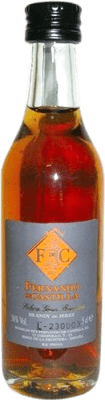 11,95 € Spedizione Gratuita | Brandy Fernando de Castilla Solera Gran Riserva Bottiglietta Mignon 5 cl Esemplare da Collezione Non Idoneo al Consumo