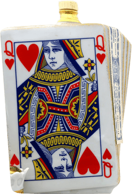 Cognac Frapin Naipes Reina de Corazones Cognac Ceramic Porcelain — Keramikporzellan XO Extra Old — Extra Gereift 70 cl