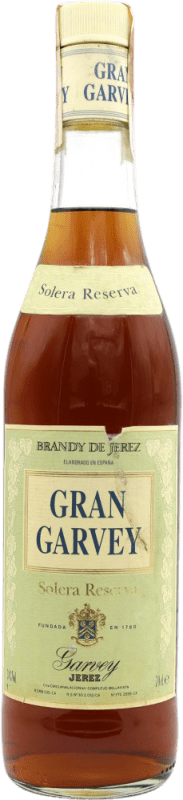 55,95 € Spedizione Gratuita | Brandy Garvey Gran Grarvey Solera Esemplare da Collezione Non Idoneo al Consumo