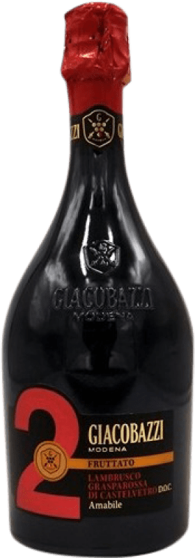 送料無料 | 赤いスパークリングワイン Giacobazzi D.O.C. Modena イタリア Lambrusco 75 cl