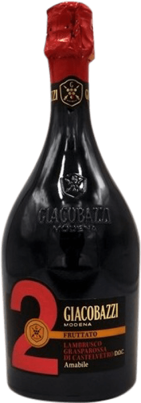 Envoi gratuit | Vin Mousseux Rouge Giacobazzi D.O.C. Modena Italie Lambrusco 75 cl