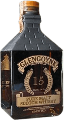 威士忌单一麦芽威士忌 Glengoyne The Kiln Decanter 收藏家标本 15 岁 1 L