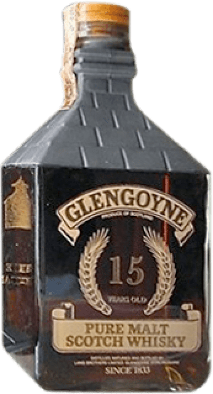 Free Shipping | Whisky Single Malt Glengoyne The Kiln Decanter Collector's Specimen Scotland United Kingdom 15 Years 1 L