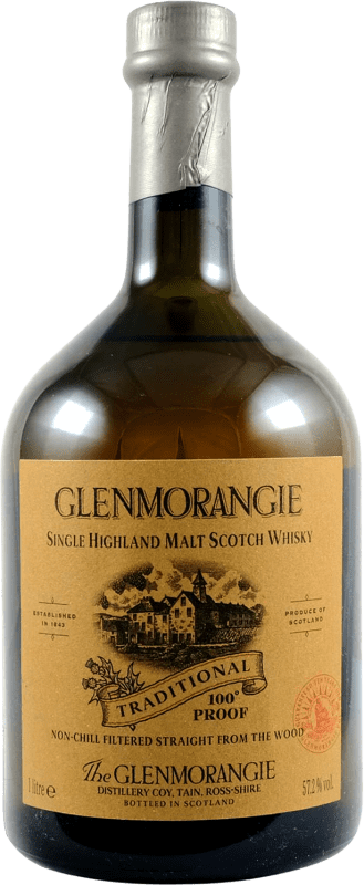 免费送货 | 单一麦芽威士忌 Glenmorangie 100 Proof 传统 英国 1 L