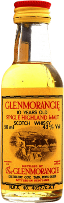 65,95 € Envoi gratuit | Whisky Single Malt Glenmorangie Spécimen de Collection 10 Ans Bouteille Miniature 5 cl