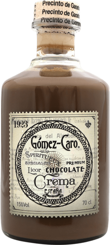 Envío gratis | Crema de Licor Gómez Caro Chocolate España 70 cl