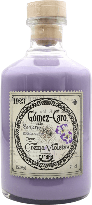 Envío gratis | Crema de Licor Gómez Caro Violetas España 70 cl