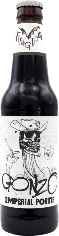 Kostenloser Versand | Bier Gonzo. Imperial Porter Vereinigte Staaten Drittel-Liter-Flasche 33 cl