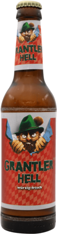 3,95 € | 啤酒 Grantler Hell — 淡色啤酒 德国 三分之一升瓶 33 cl Spicy — 辛辣