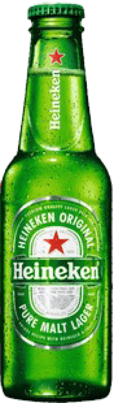 9,95 € Бесплатная доставка | Коробка из 6 единиц Пиво Heineken Маленькая бутылка 25 cl