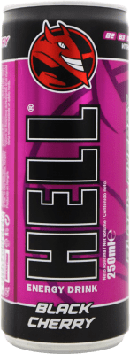 Getränke und Mixer Hell Bebida Energética Black Cherry Kleine Flasche 25 cl