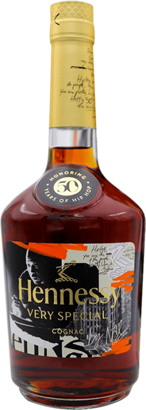 85,95 € | Cognac Conhaque Hennessy VS 50 Years of Hip Hop & Nas A.O.C. Cognac França 70 cl