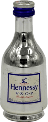 Cognac Hennessy Cognac Silver — Édition Argent VSOP Very Superior Old Pale — Très Supérieur Vieux Mini-Bouteille 5 cl