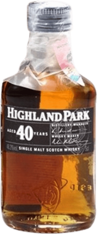 449,95 € Бесплатная доставка | Односолодовый виски Highland Park 40 Лет Мини-бутылка 5 cl Коллекционный экземпляр Не предназначен для употребления