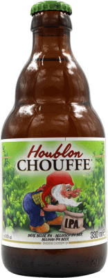 ビール Houblon Chouffe 3分の1リットルのボトル 33 cl