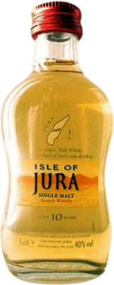 18,95 € Free Shipping | Whisky Single Malt Isle of Jura 10 Years Miniature Bottle 5 cl