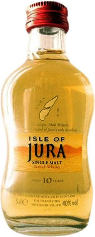 18,95 € Бесплатная доставка | Виски из одного солода Isle of Jura 10 Лет миниатюрная бутылка 5 cl