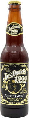 Envio grátis | Cerveja Jack Daniel's 1866 Amber Lager, Clássico Estados Unidos Garrafa Terço 35 cl