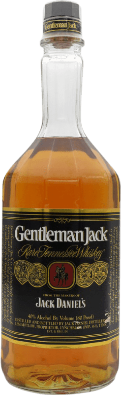 Free Shipping | Whisky Bourbon Jack Daniel's Gentleman Jack 2nd Generation Collector's Specimen United States 1 L