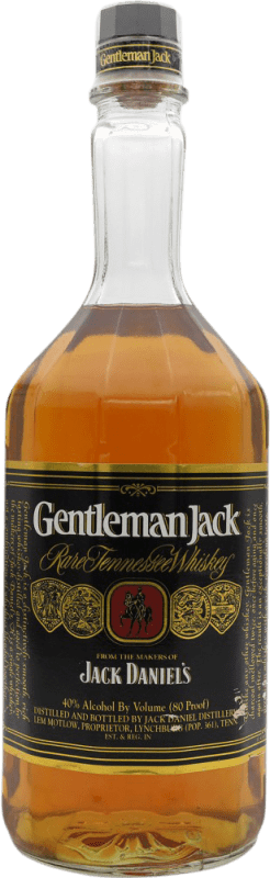 Spedizione Gratuita | Whisky Bourbon Jack Daniel's Gentleman Jack 2nd Generation stati Uniti 1 L Esemplare da Collezione Non Idoneo al Consumo