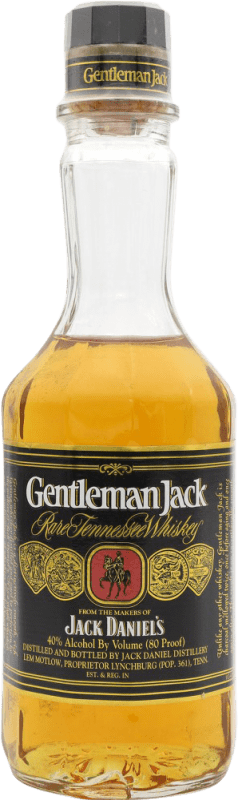 Free Shipping | Whisky Bourbon Jack Daniel's Gentleman Jack 2nd Generation Collector's Specimen United States Half Bottle 37 cl