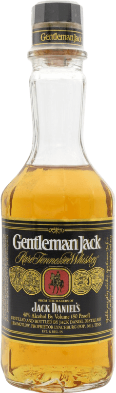 Envoi gratuit | Whisky Bourbon Jack Daniel's Gentleman Jack 2nd Generation États Unis Demi-Bouteille 37 cl Objet de Collection Non Destinée à la Consommation