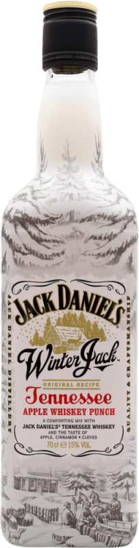 Free Shipping | Bourbon Whisky Jack Daniel's Winter Punch United States 70 cl Apple
