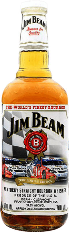 Бесплатная доставка | Виски Бурбон Jim Beam Racing Edition Соединенные Штаты 70 cl