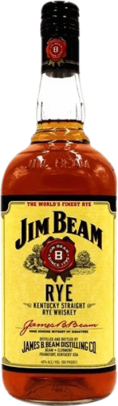 Envio grátis | Whisky Bourbon Jim Beam Rye Estados Unidos 1 L