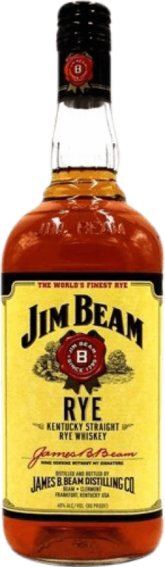 送料無料 | バーボンウイスキー Jim Beam Rye — ライ アメリカ 1 L