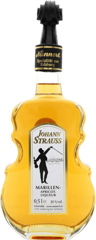 Envio grátis | Licores Johann Strauss. Albaricoque Alemanha Garrafa Medium 50 cl