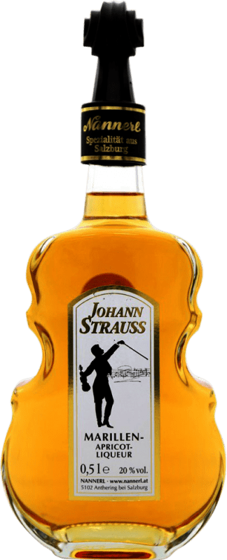 Spedizione Gratuita | Liquori Johann Strauss Germania Bottiglia Medium 50 cl Apricot — Albicocca