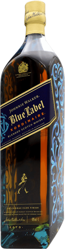 Envío gratis | Whisky Blended Johnnie Walker Blue Label Xordinaire Reino Unido 1 L