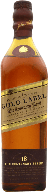 Envoi gratuit | Blended Whisky Johnnie Walker Gold Label Royaume-Uni 18 Ans Petite Bouteille 20 cl