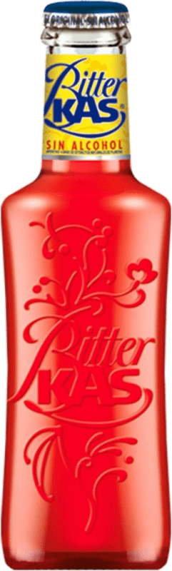 Free Shipping | 6 units box Soft Drinks & Mixers Kas Bitter Spain Small Bottle 20 cl