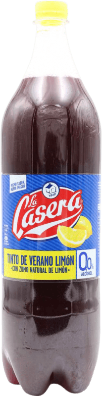 Spedizione Gratuita | Bibite e Mixer La Casera Tinto de Verano Limón 0,0 Spagna Bottiglia Speciale 1,5 L Senza Alcol