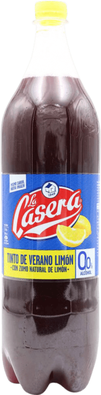 6,95 € Free Shipping | Soft Drinks & Mixers La Casera Tinto de Verano Limón 0,0 Special Bottle 1,5 L