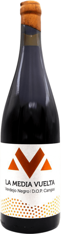 Envío gratis | Vino tinto La Media Vuelta D.O.P. Vino de Calidad de Cangas España 75 cl