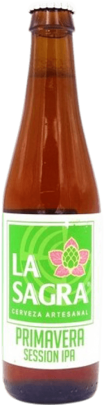 Kostenloser Versand | Bier La Sagra Primavera Spanien Drittel-Liter-Flasche 33 cl