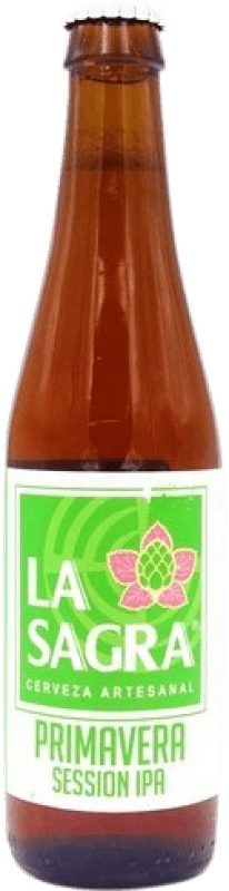 送料無料 | ビール La Sagra Primavera スペイン 1/3ボトル 33 cl
